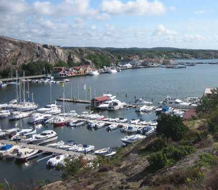 Foto över Grebbestad hamn