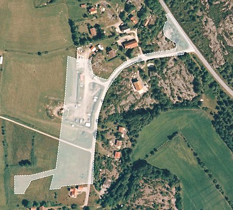 Flygfoto planområde Tanums-Rörvik 1:101, 1:58